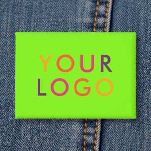 Geschäftslogo-Branding Lebendiges Grün Button