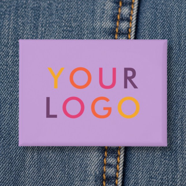 Geschäftslogo-Branding Lila Button (Von Creator hochgeladen)