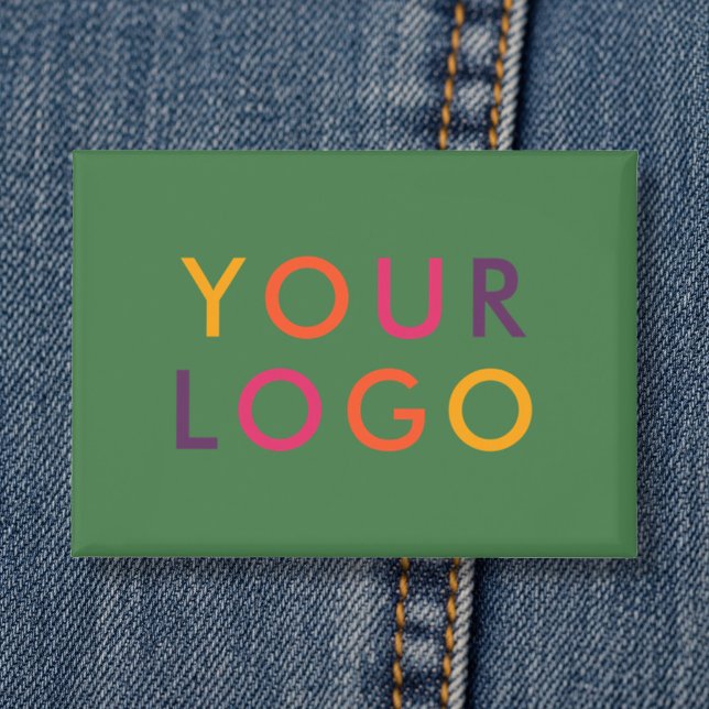 Geschäftslogo-Branding-Vorlage Grün Button (Von Creator hochgeladen)