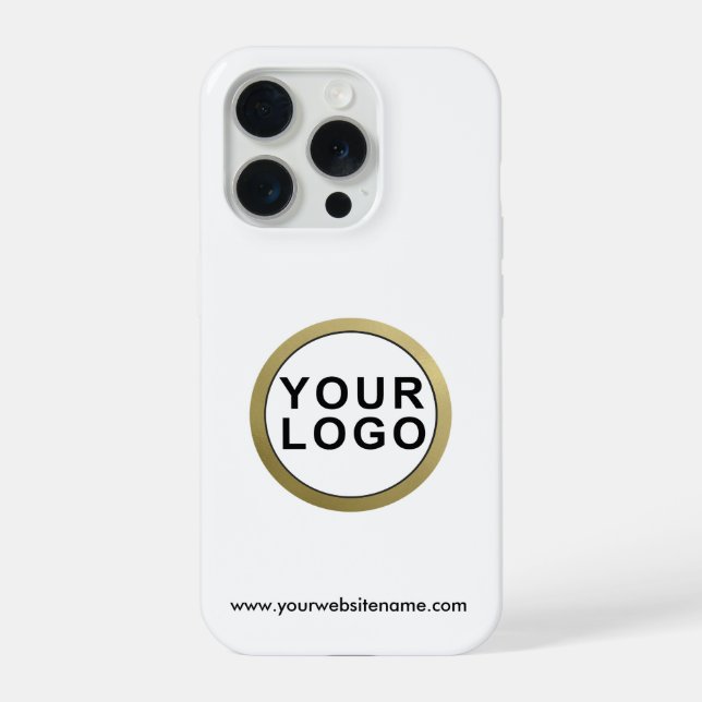 Geschäftslogo Einfach Modern iPhone 15 Pro Hülle (Rückseite)