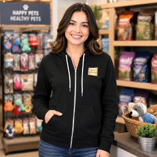 Geschäftslogo Hundespaziergang Profis Frauen Hoodie