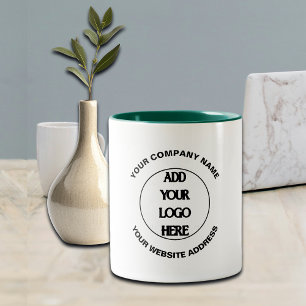 Geschäftslogo individuell zweifarbige tasse
