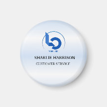 Geschäftslogo | Minimal blau Mitarbeiter Personal