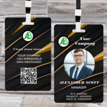 Geschäftslogo Personalmitarbeiter Mitarbeiter QR-C