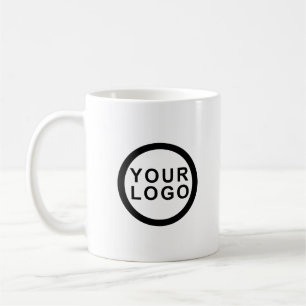 Geschäftslogo Professionelle Marke Weiß Kaffeetasse