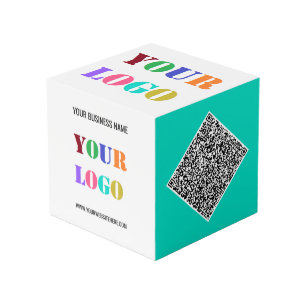 Geschäftslogo-Text-QR-Code-Promotion-Würfel Beispi Würfel