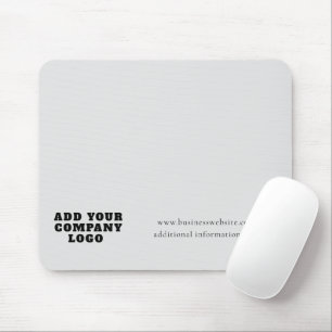 Geschäftslogo und Website Unternehmen Schwag indiv Mousepad