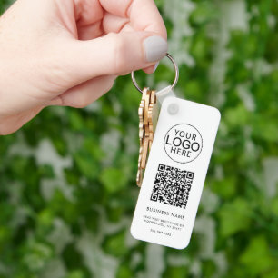 Geschäftslogo Unternehmens-QR-Code Promo-Kundenwer Schlüsselanhänger