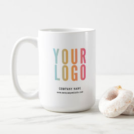 Geschäftslogo Werbeartikel Kaffeetasse