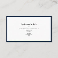 Geschäftsmann Navy Blue Border