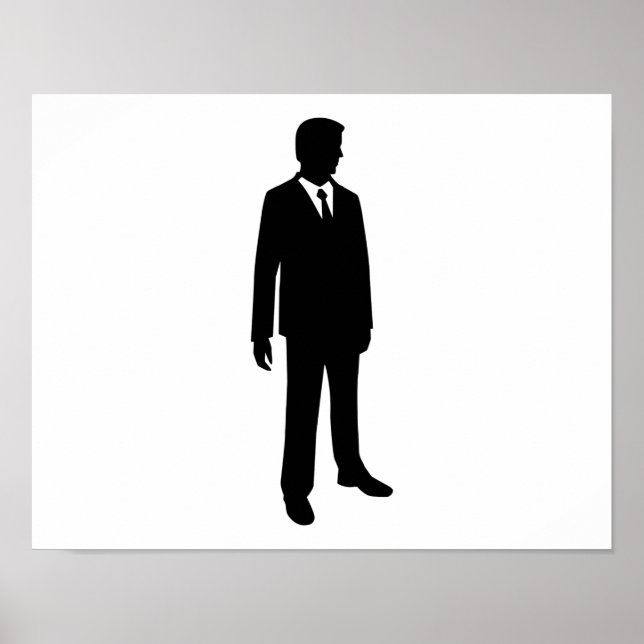 Geschäftsmann Poster (Vorne)