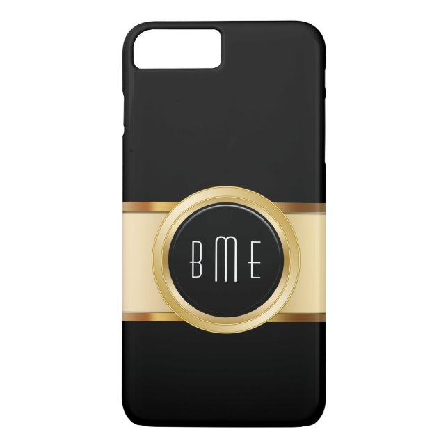 Geschäftsmänner-Monogramm Case-Mate iPhone Hülle (Rückseite)