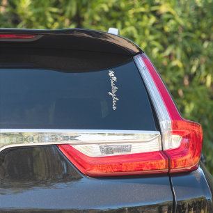 Geschäftsname-Fenster-Aufkleber für Autos Webseite Aufkleber
