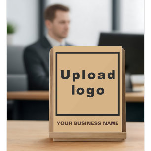 Geschäftsname und Logo   Braunes Acrylschild