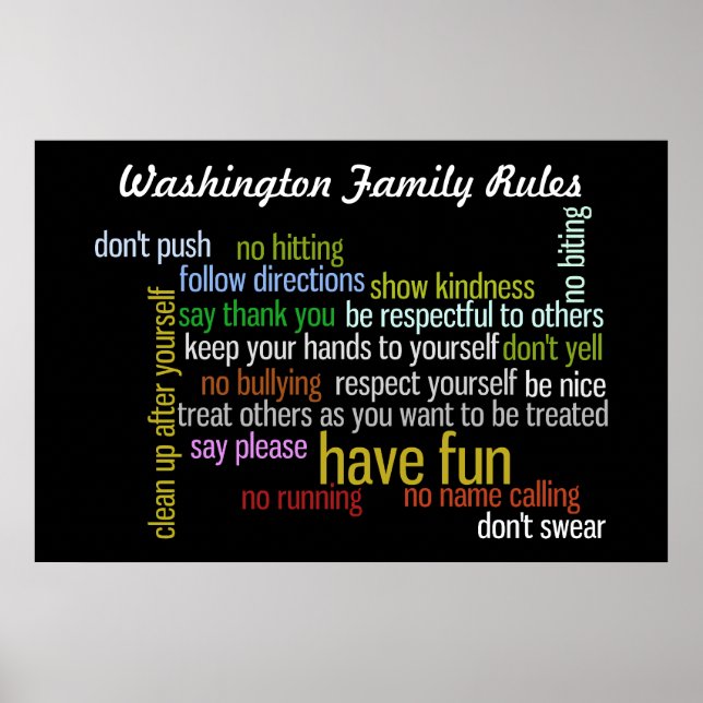 Geschäftsordnung des Parlaments Poster (Vorne)