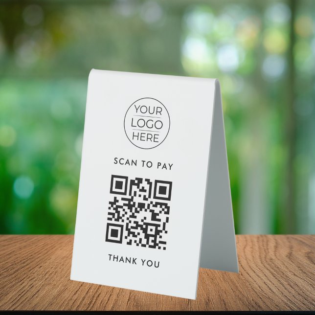 Geschäftsüberprüfung Venmo Qr Code Tischaufsteller (Von Creator hochgeladen)