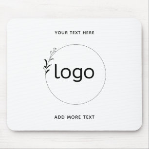 Geschäftsunternehmensmarken-Logo-Text Promotional Mousepad
