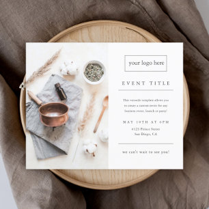 Geschäftsveranstaltung Minimalist Professional Fot Flyer