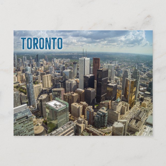 Geschäftszentrum Toronto Postkarte (Vorderseite)