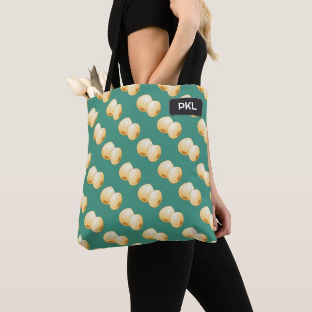 Geschälte Onions Pickles Thema - jeder Name / Init Tasche (Von Nahem)