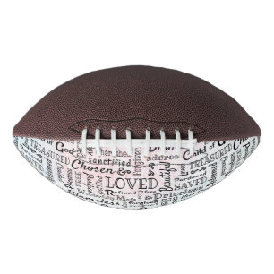 Geschätzte Christliche Worte der Bestätigung Football