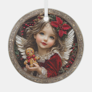 Geschätzte Freude – Engel der Lebkuchenfreude Ornament Aus Glas