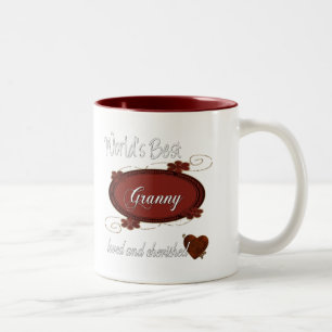 Geschätzte Oma Zweifarbige Tasse
