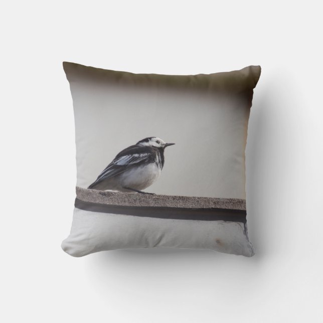 Gescheckter Wagtail Kissen (Vorderseite)