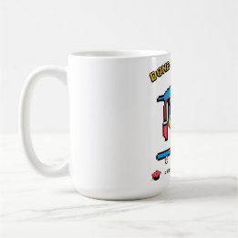 Geschehen und abgestuft" - Retro Gamer Style Kaffeetasse