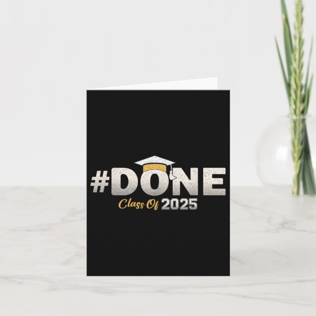 Geschehen zu Cl of 2025 Graduate Abschluss Senior  Karte (Vorderseite)