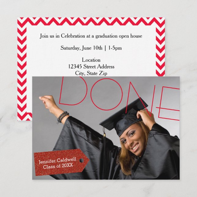 Geschehen zu Foto - Einladung zur Graduiertengrupp (Vorne/Hinten)