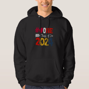 Geschehen zur Klasse 2024 Abschluss Senior Graduat Hoodie