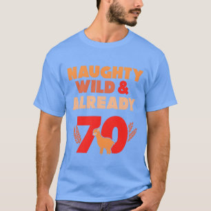 Geschenk 70 Jahre Geburtstag Frauen Alpaka Lama Mä T-Shirt