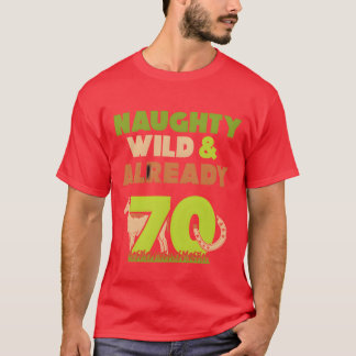 Geschenk 70 Jahre Geburtstag Frauen Pferdegeschenk T-Shirt