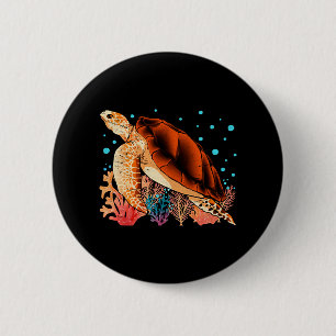 Geschenk an Meereslebewesen Button