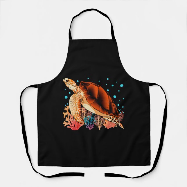 Geschenk an Meereslebewesen Schürze (Vorderseite)