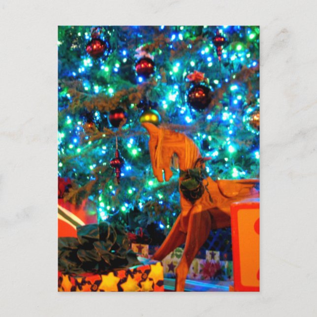 Geschenk-Baum 1 Postkarte (Vorderseite)