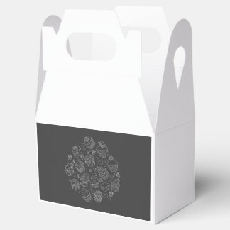 Geschenk Box mit schlichtem Cupcake Design Geschenkschachtel