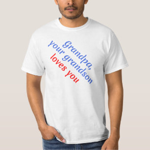 Geschenk: Dein Enkel liebt Dich - Opa T-Shirt