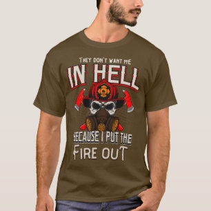 Geschenk der Feuerwehr-Abteilung Redewendungen T-Shirt