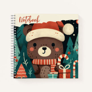 Geschenk der Freude – Weihnachtspaket von Santa Bä Notizbuch