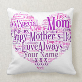 Geschenk der Mutter Tagesfür Kissen