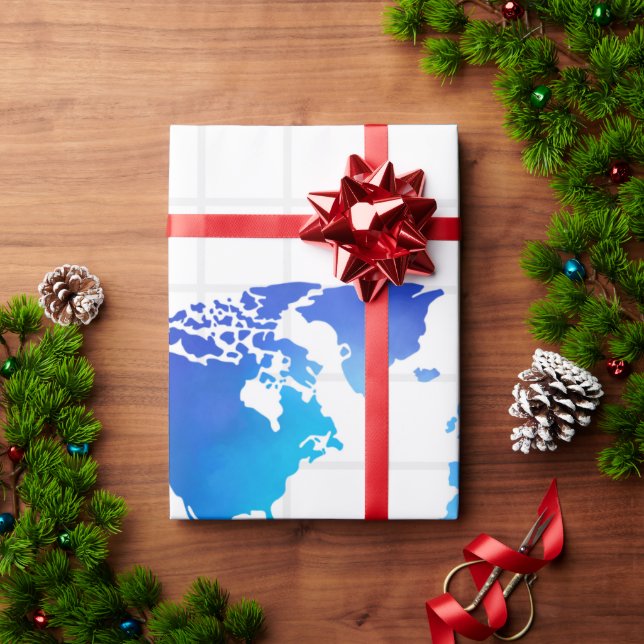 Geschenk der Reise Geschenkpapier (Feiertagsgeschenk)