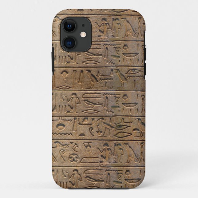Geschenk des ägyptischen Hieroglyphen-Designers Case-Mate iPhone Hülle (Rückseite)
