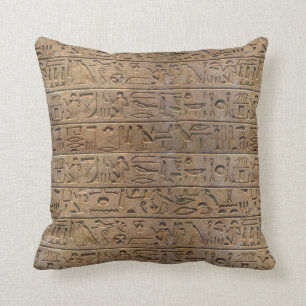 Geschenk des ägyptischen Hieroglyphen-Designers Kissen