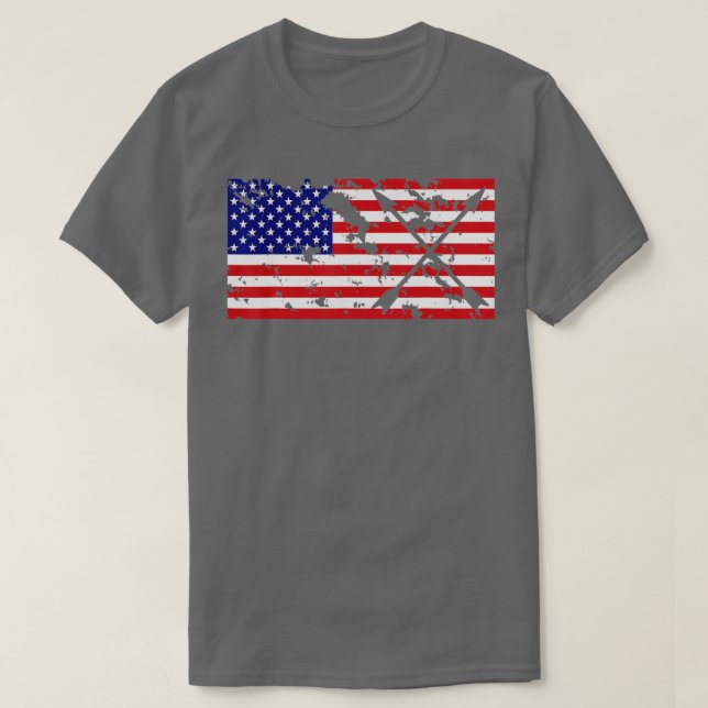 Geschenk des American Flag Archery Team1 T-Shirt (Design vorne)