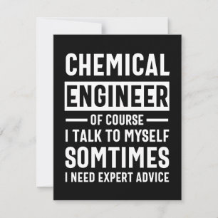 Geschenk des Chemieingenieurs Funny Save The Date