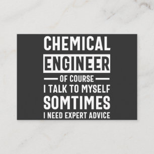 Geschenk des Chemieingenieurs Funny Visitenkarte