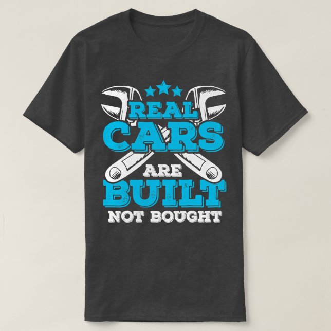 Geschenk des Ingenieurs für Rennwagen T-Shirt (Design vorne)