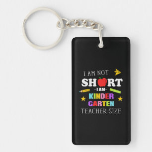 Geschenk des Lehrers Ich bin Kindergarten Lehrerin Schlüsselanhänger
